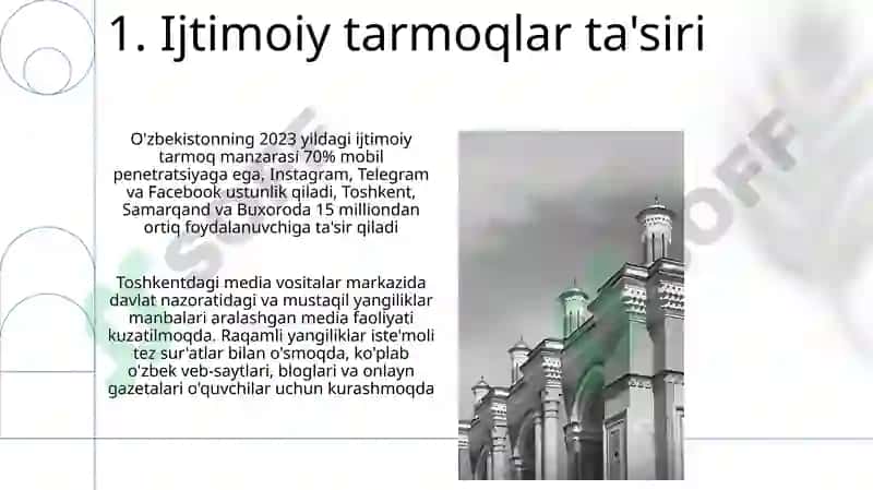 O'zbekiston Respublikasida ommaviy axborot vositalaring faoliyati 3