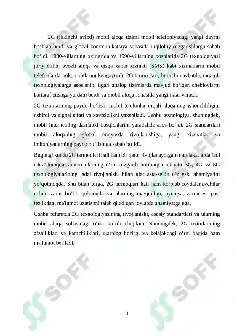 2G standartlari 3