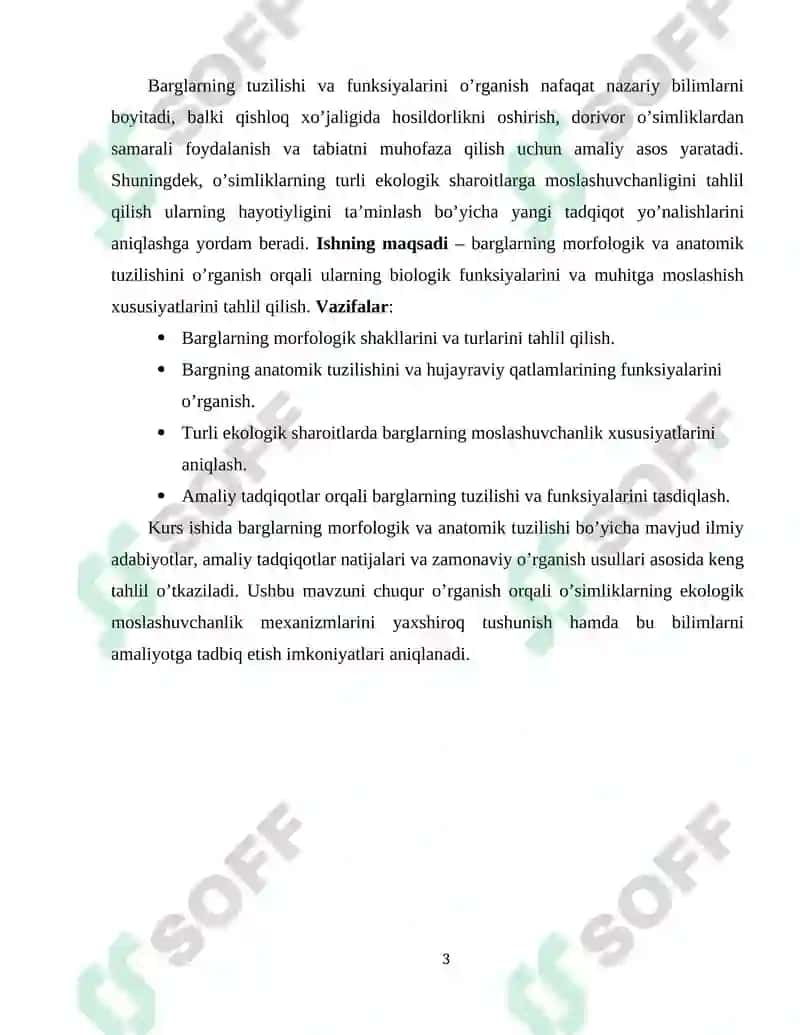 Barglarning Morfologik va Anatomik Tuzilishi 3