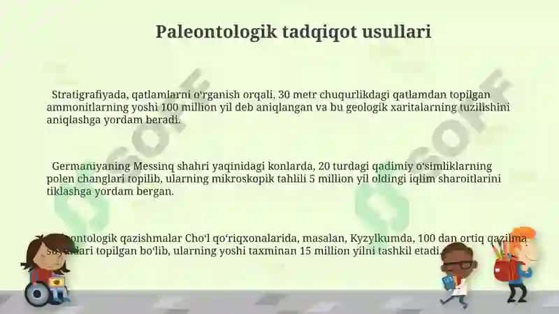 Paleontologik Tadqiqot Usullari 3
