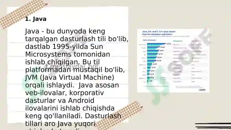 Mobil ilovalarni yaratish uchun dasturlash tillari 3