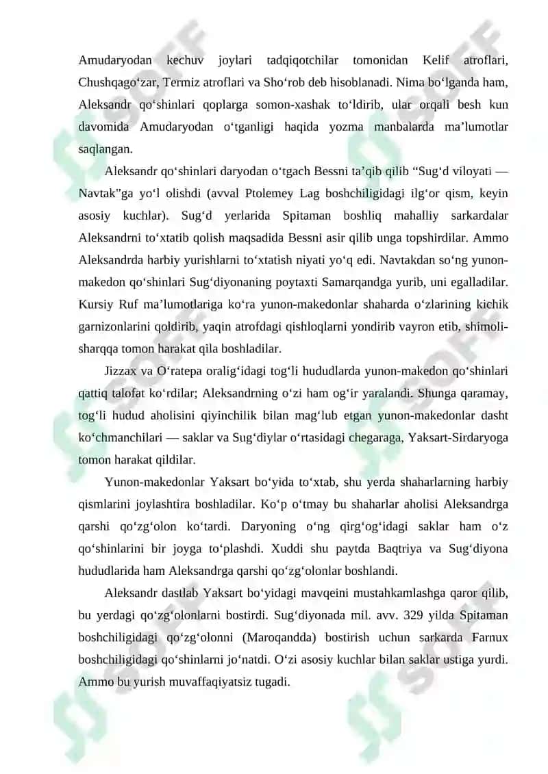 Ahamoniylar va Makedoniyali Aleksandir yurishlari 3