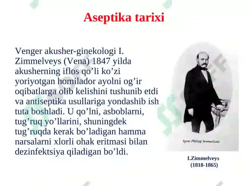 АNTISЕPTIKА VА АSЕPTIKА АSОSLАRI 3