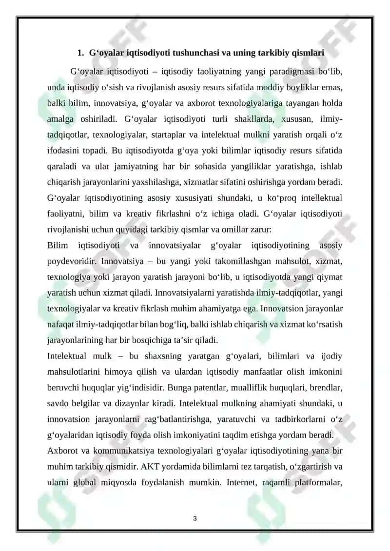 G‘oyalar iqtisodiyoti 3