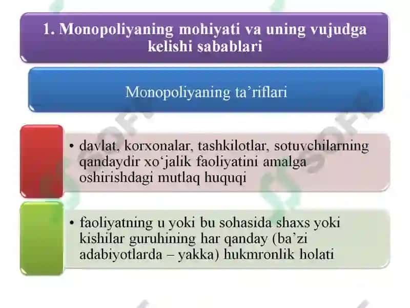 Monopoliyaning iqtisodiy   asoslari 3
