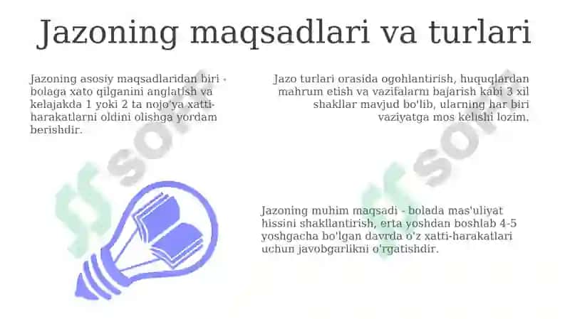 Jazoning maqsadlari va turlari 3