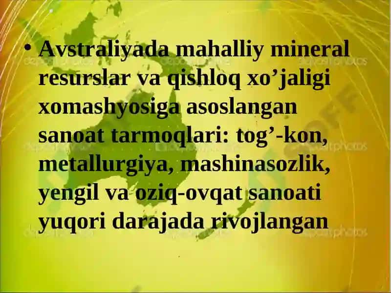 Avstraliya va Okeaniya xo’jaligi 3