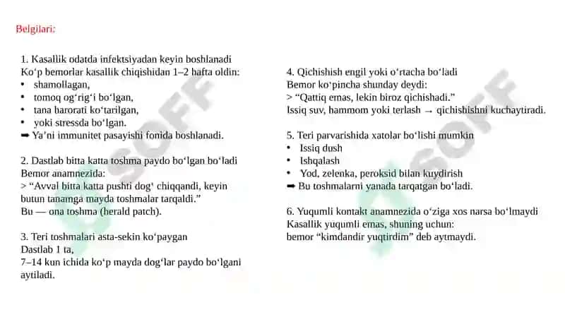 Dermatoveneralogiya: Jeberning pushti rang temiratkisi 3