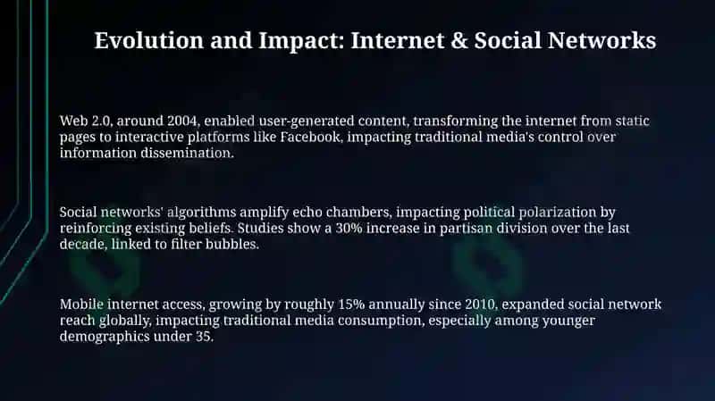 Mass media: internet and social networks 3