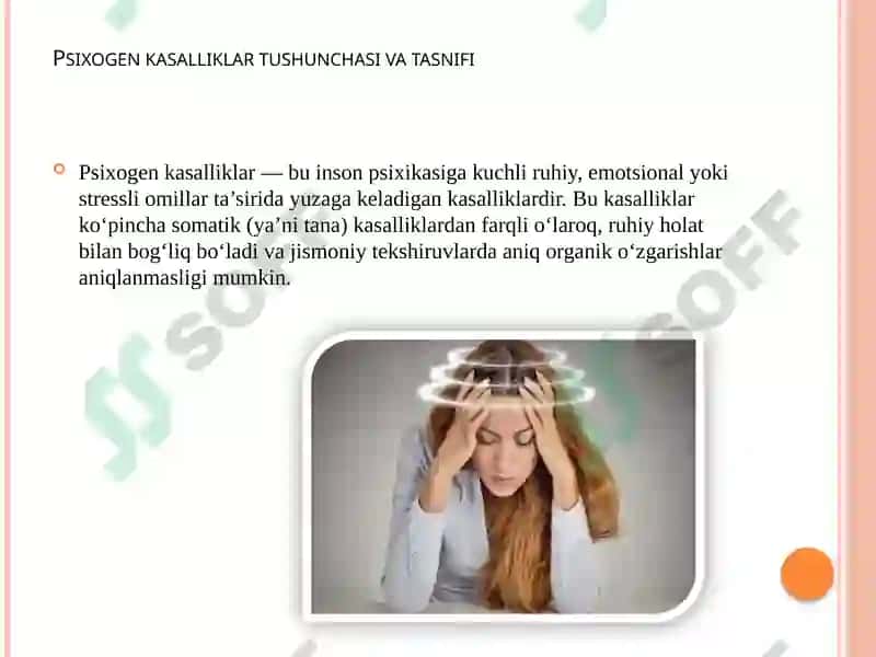 Psixogen kasalliklar epidemiologiyasi 3