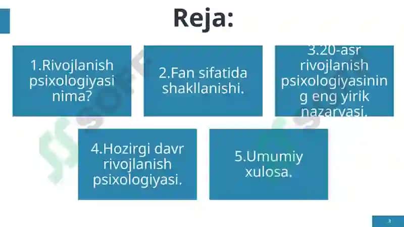 Rivojlanish psixologiyasi 3