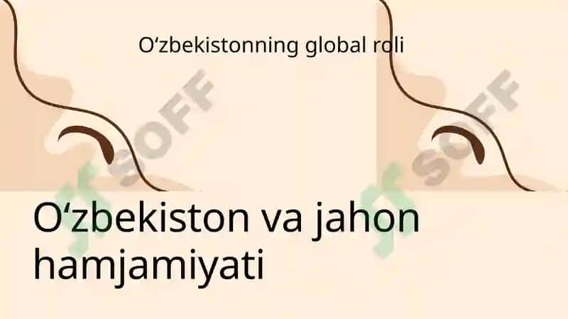 Oʻzbekiston va Jahon Hamjamiyati 3