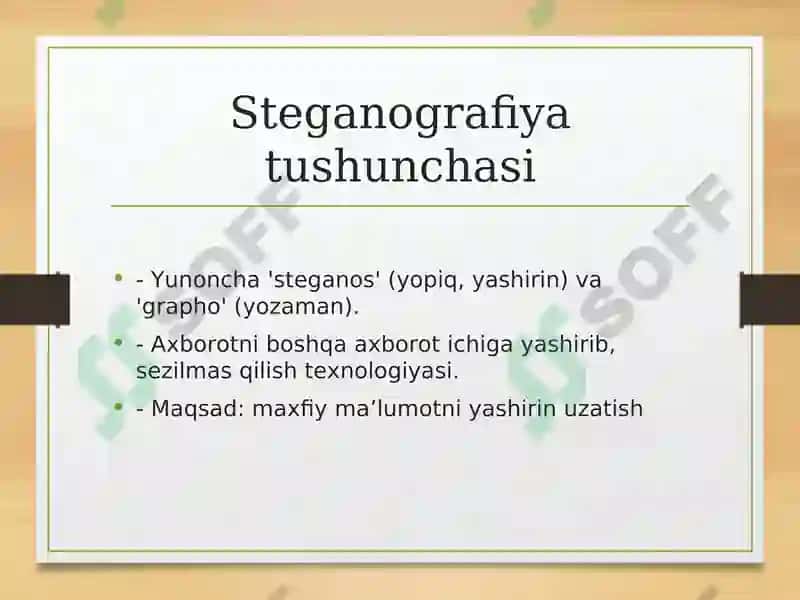 Axborotni Steganografik Himoyalash Usullari 3