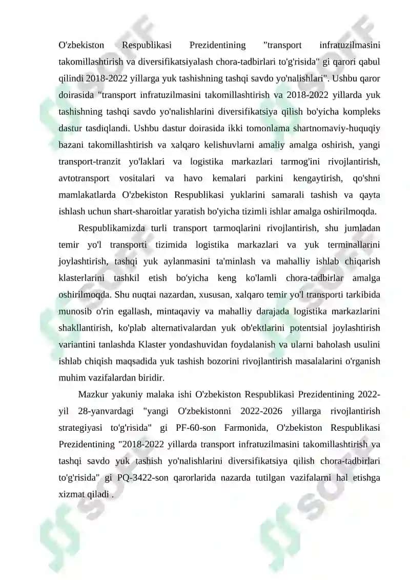 MARKAZIY OSIYO VA UZOQ XORIJIY MAMLAKATLARDA TRANSPORT SANOATINING HOZIRGI HOLATI VA RIVOJLANISH ISTIQBOLLARI 3