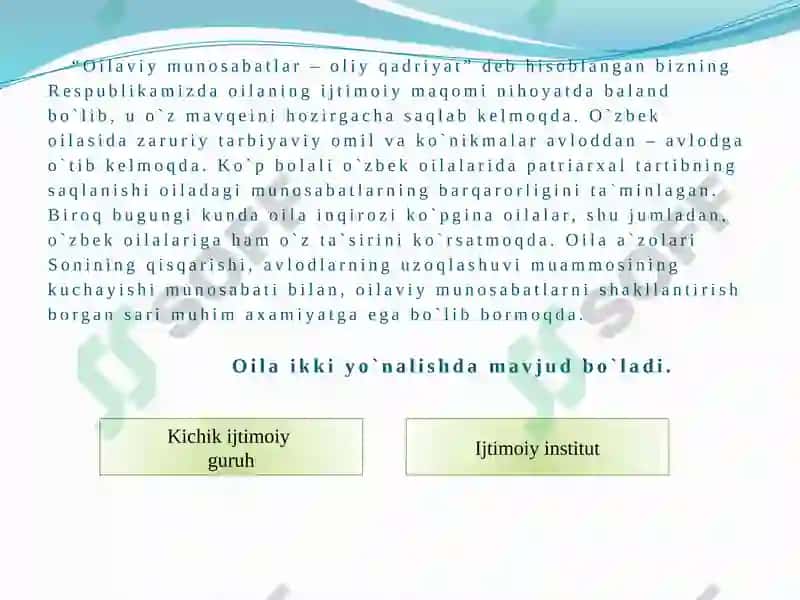 Oilabilanolibboriladiganijtimoiy–pedogogikfaoliyat 3