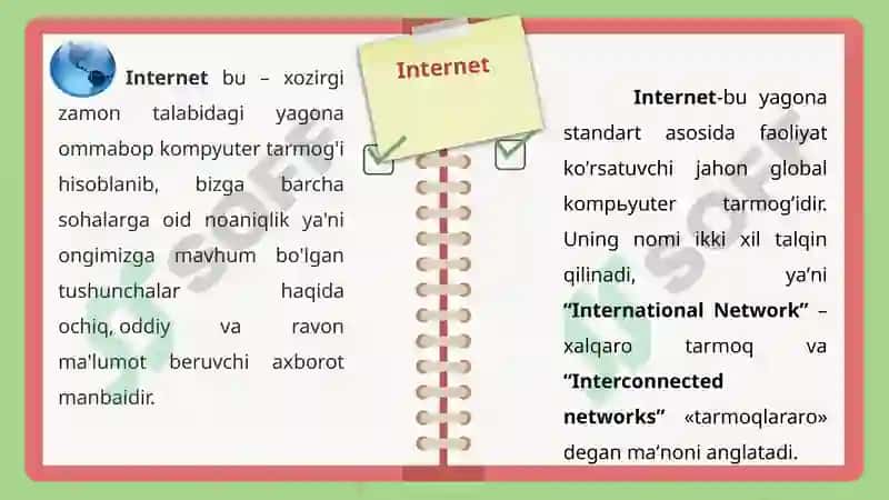Internettexnologiyasi, Internetxizmatlari 3