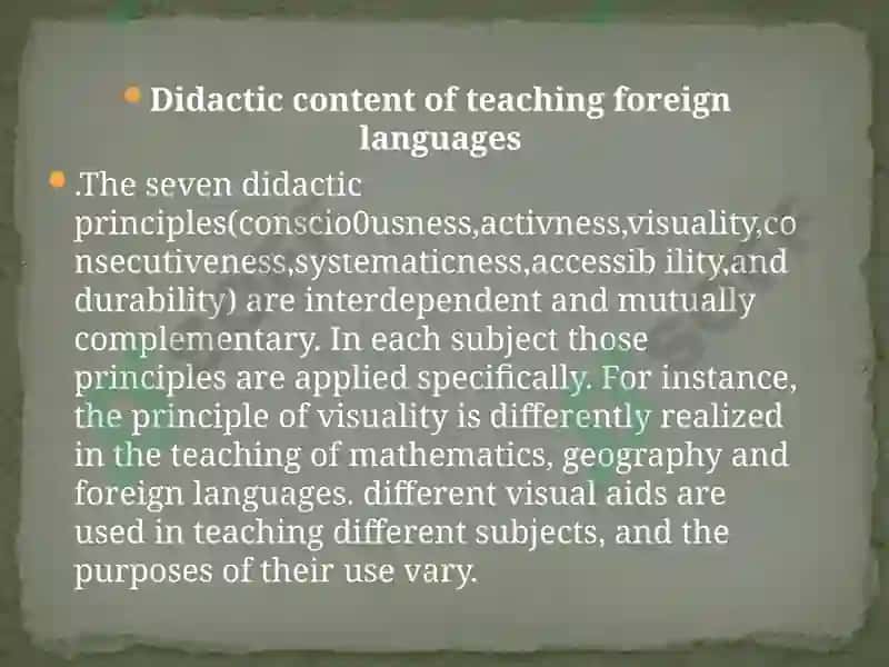 PRINCIPLES OF FOREIGN LANGUAGE TEACHING 3
