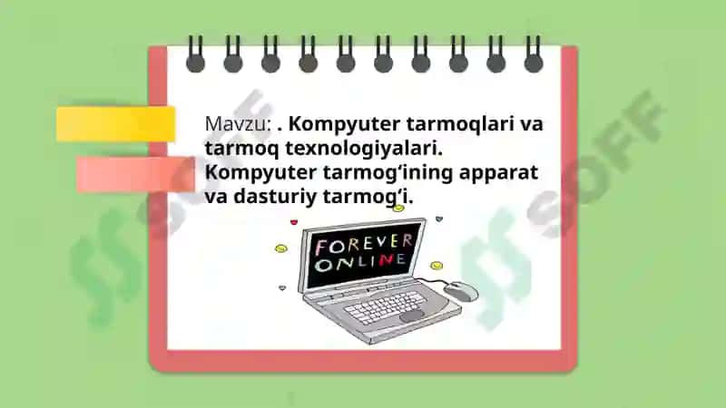 Kompyuter tarmoqlari va tarmoq texnologiyalari 3