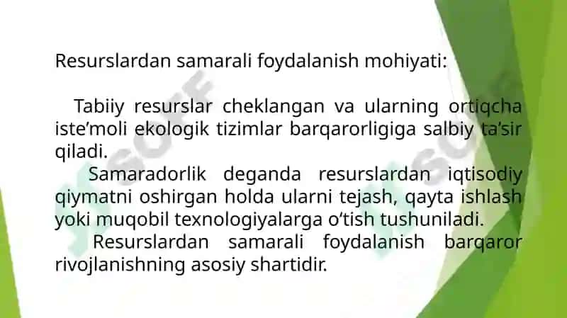 Yashil iqtisodiyot 3