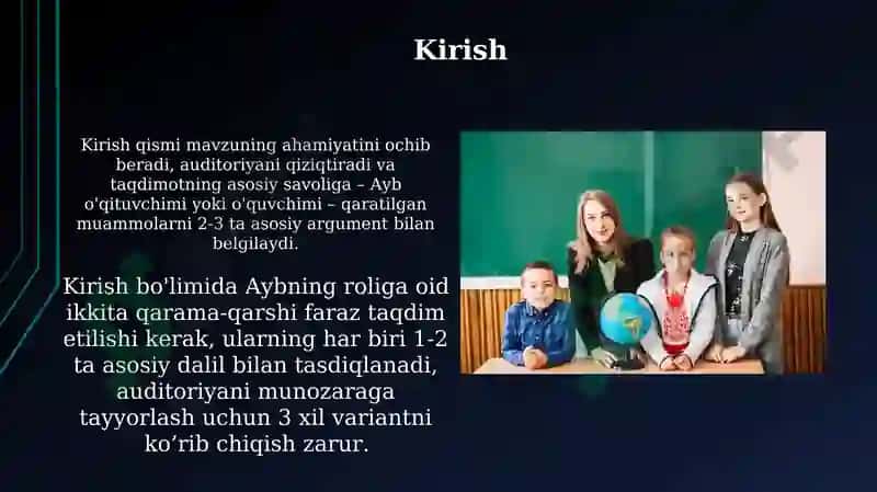 Ayb kimda o'qutuvchi yoki o'quvchida 3