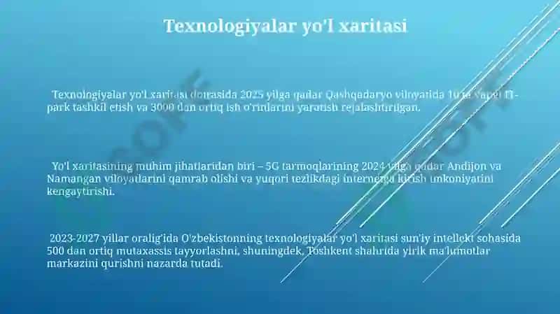 Texnologik xisob xaritasi 3
