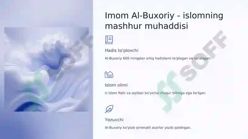 Imom Al-Buxoriy va Ahmad Al-Farg'oniy: Ikki buyuk alloma 3