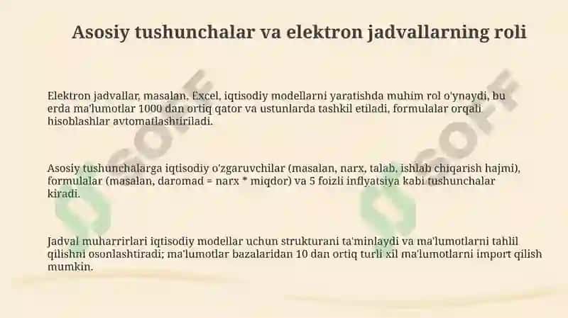Elektron jadvallar 3