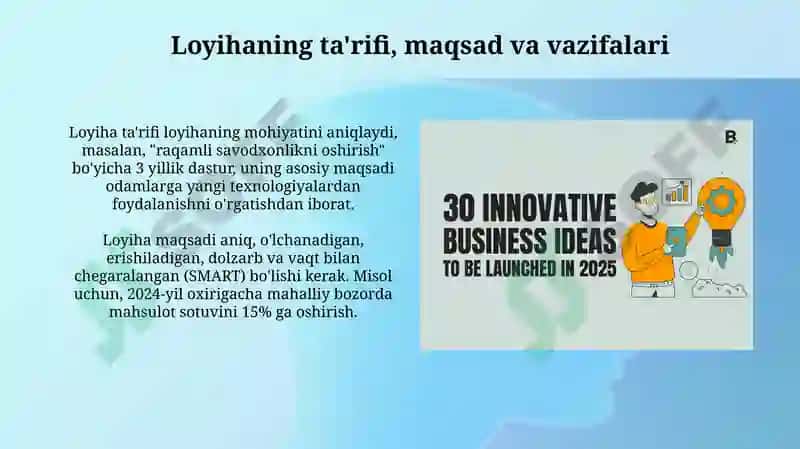Innovatsion loyihalar 3