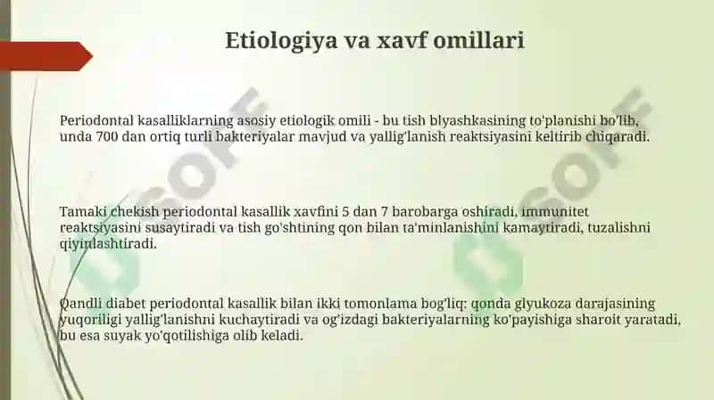 Paradont kasalliklari profilaktikasi 3