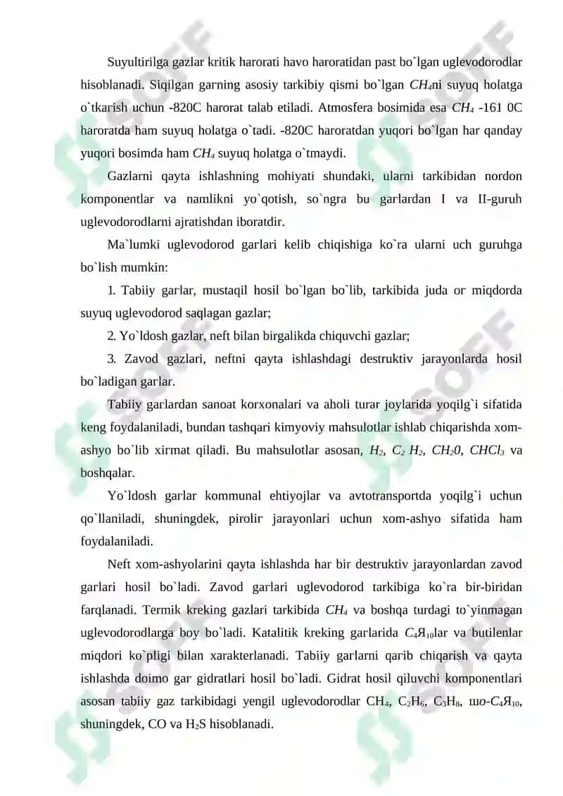 Tabiiy gazni qayta ishlashga tayyorlash 3