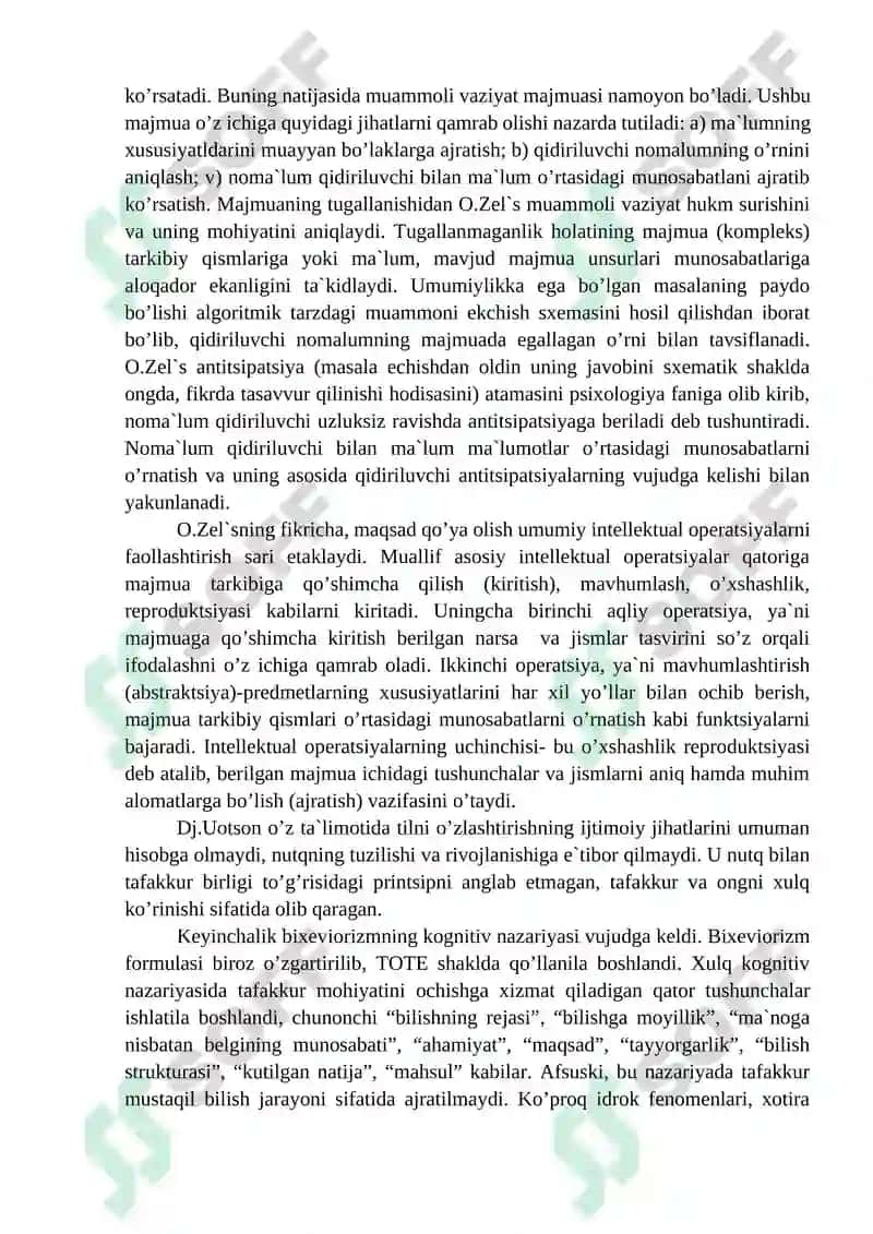 Xulosa qilish Kreativ jarayon 3