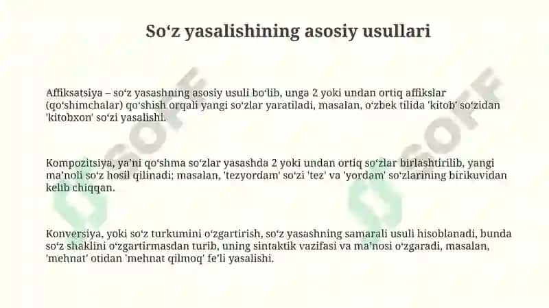 So'z yasalishi 3