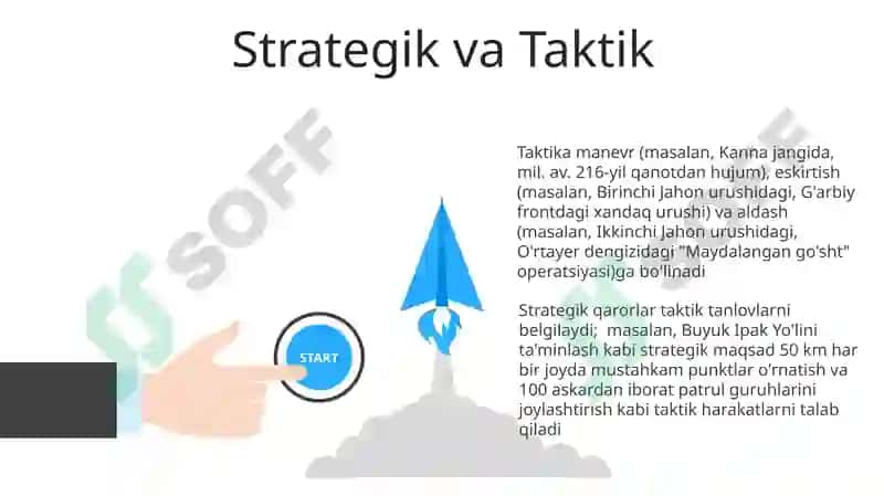 Taktika haqida tushuncha va uning tasnifi 3