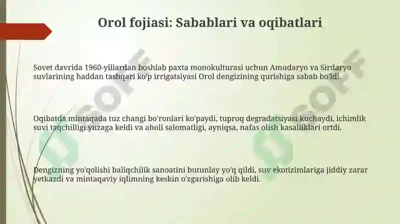Orol fojiasi 3