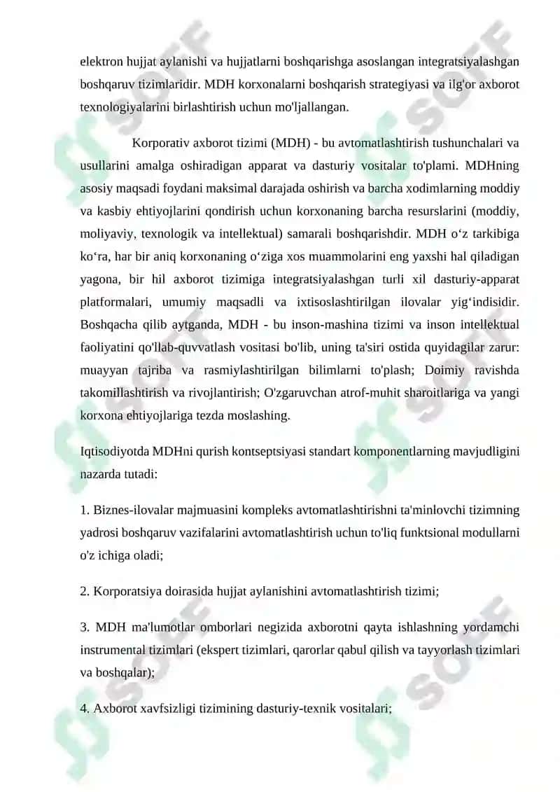 Axborot tizimlari va ularning boshqaruvdagi roli 3