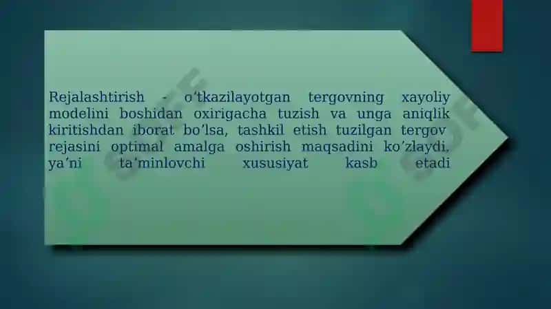 Jinoyat ishi boʼyicha tergov qilish rejasi 3