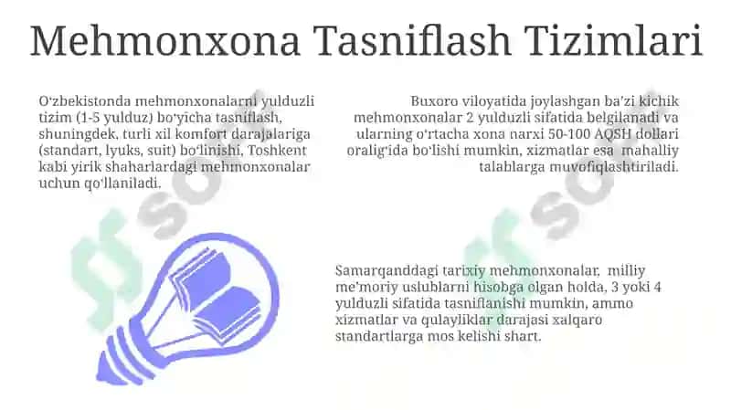 Mehmonxonalarni tasniflash tizimi 3