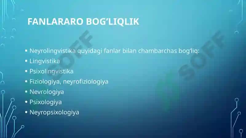 Neyrolinglistika (taqdimot) 3