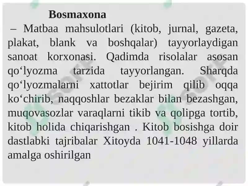 Zamonaviylik: an’anaviylik va ilk bosma nashrlar 3