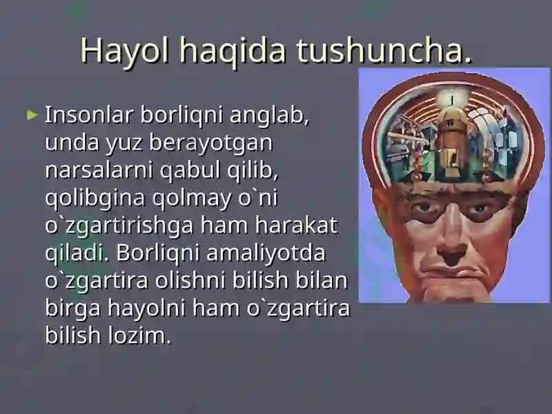 Hayol haqida tushuncha 3