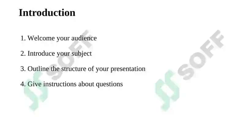 PARTS OF PRESENTATION 3