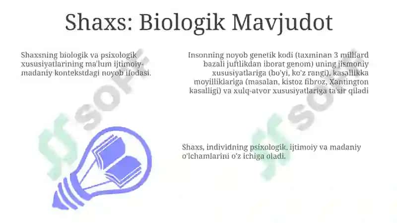 Biologik Mavjudot 3