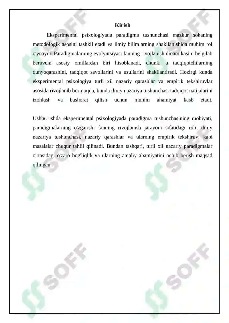 Eksperimental psixologiyada paradigma tushunchasi 3