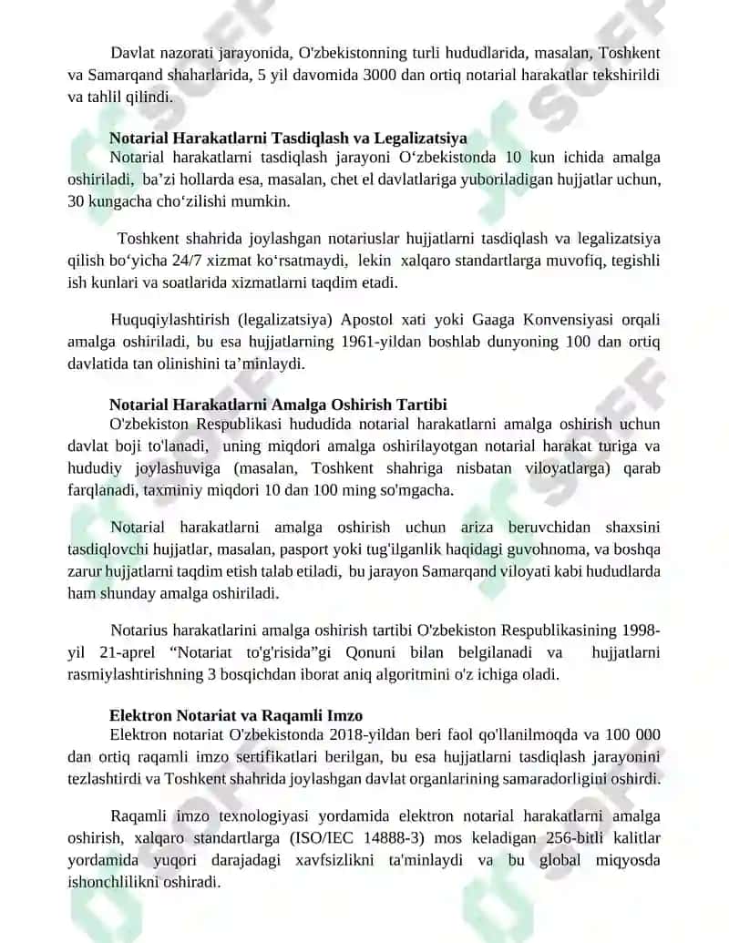 Notarial harakatlar 3