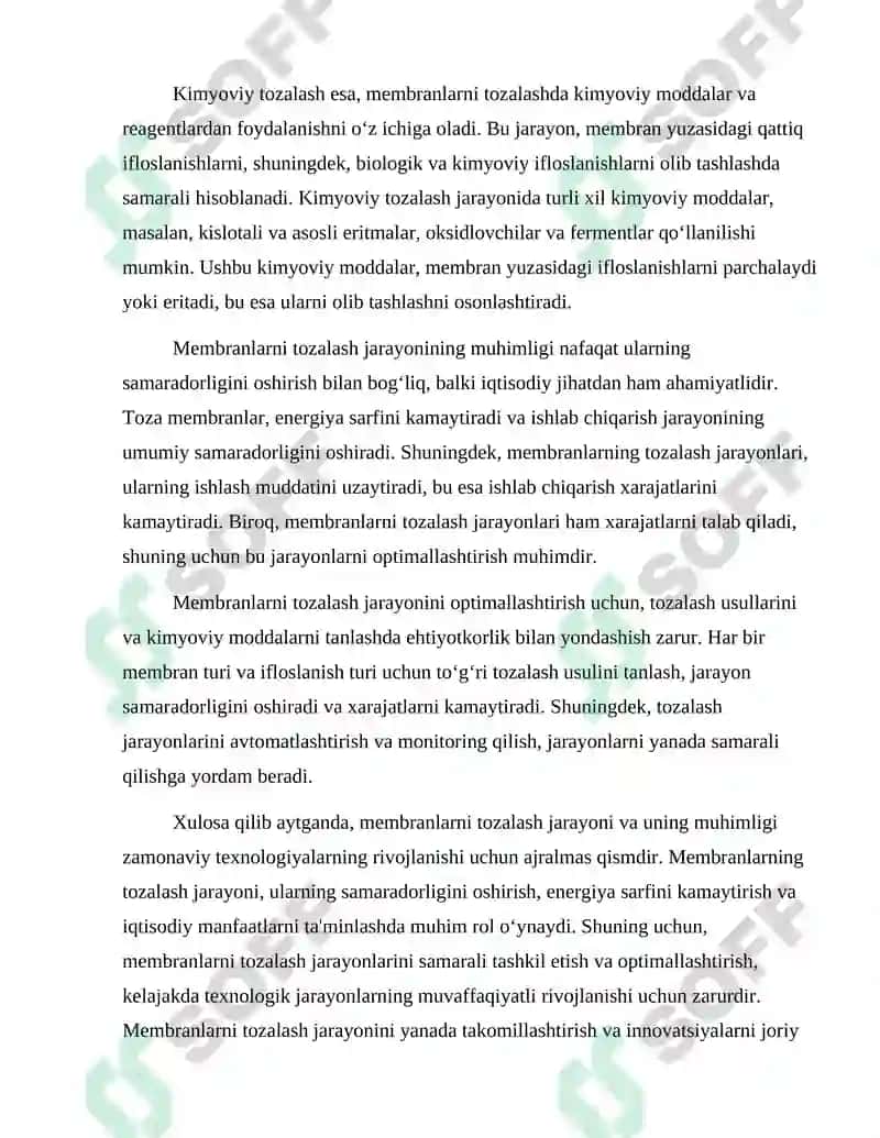 Membranlarni Tozalash Usullari 3