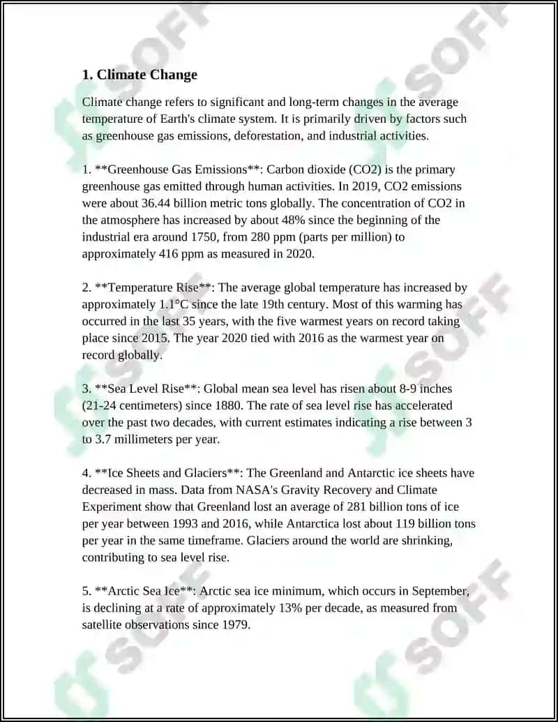 Climate Change and Its Effects 3