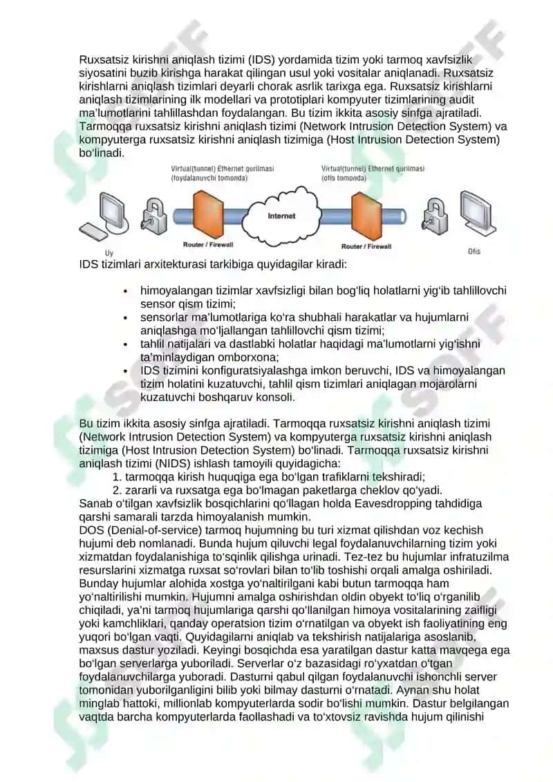 Kompyuter tarmoqlarida xavfsizlik vositalari 3