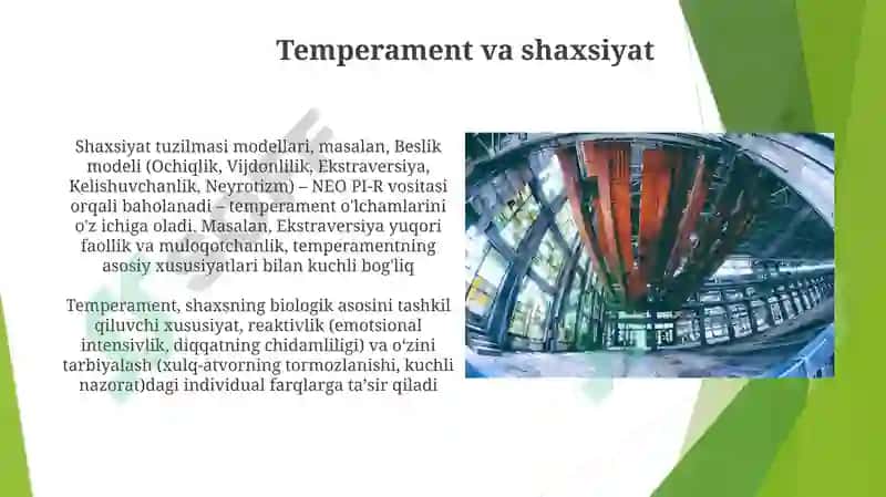 Temperament va shaxsiyat 3