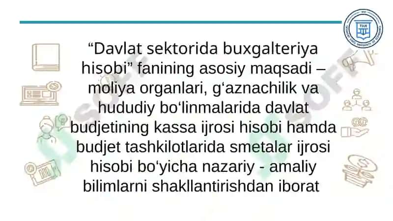 Davlat sektori buxgalteriya hisobi 3