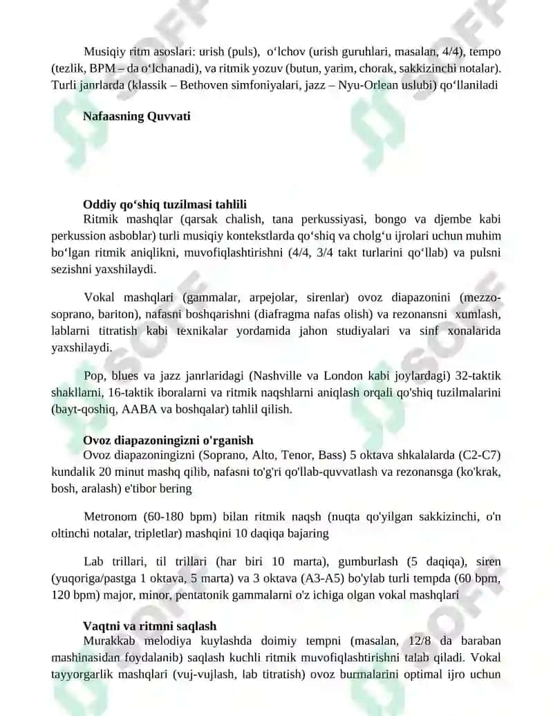 Qo‘shiq kuylash faoliyati 3